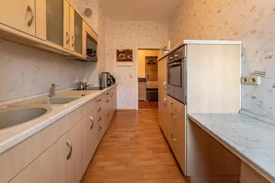Küche/Küchenzeile in der Unterkunft Ferienwohnung Margot