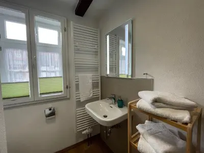 Ein Badezimmer in der Unterkunft Apartment mit Dachterrasse No11