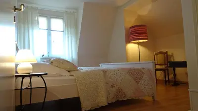 Ein Bett oder Betten in einem Zimmer der Unterkunft Ferienwohnung Loma