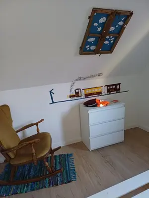 Ein Sitzbereich in der Unterkunft Dani´s Feriendomizil