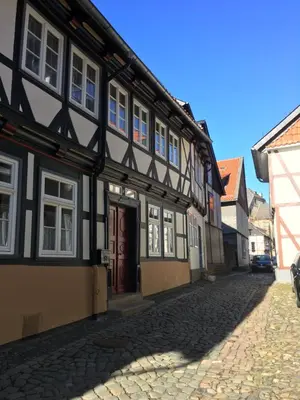 Das Gebäude in dem sich die Ferienwohnung befindet