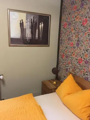 Ein Bett oder Betten in einem Zimmer der Unterkunft Goselager