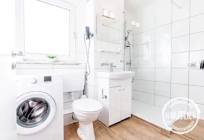 Ein Badezimmer in der Unterkunft Ferienwohnung Harzblick 2