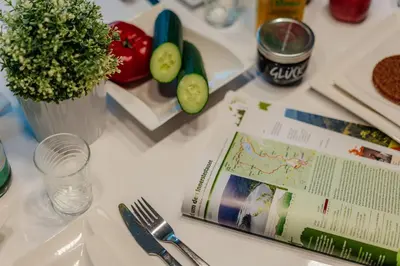 Essen in der Ferienwohnung oder in der Nähe