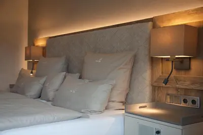 Ein Bett oder Betten in einem Zimmer der Unterkunft revita - naturresort & spa