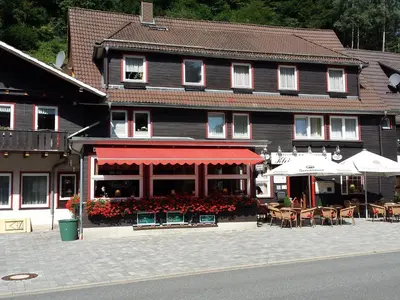 Das Gebäude in dem sich das Hotel befindet