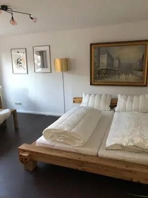 Ein Bett oder Betten in einem Zimmer der Unterkunft Bergkristall Braunlage
