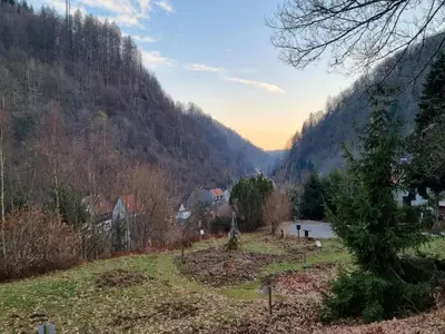 Naturlandschaft in der Nähe des Ferienhauses