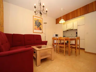Ein Sitzbereich in der Unterkunft Apartments in Wieda