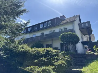Das Gebäude in dem sich die Ferienwohnung befindet