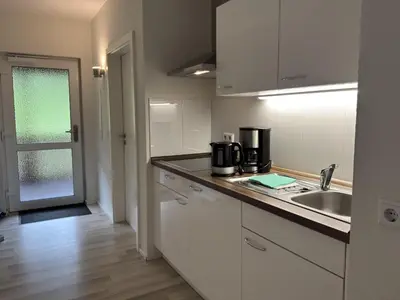 Küche/Küchenzeile in der Unterkunft Appartementhaus mit Frühstück inklusive