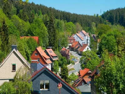 Naturlandschaft in der Nähe des Ferienhauses