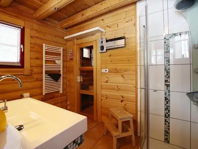 Ein Badezimmer in der Unterkunft Ferienhaus in Schierke mit Garten