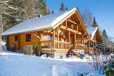 Ferienhaus in Schierke mit Garten im Winter