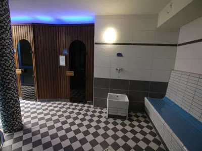 Ein Badezimmer in der Unterkunft Ferienhaus , Tanne