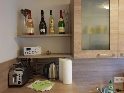 Küche/Küchenzeile in der Unterkunft Fewo Allegra