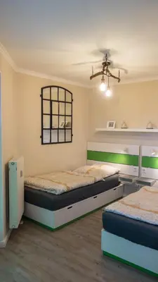 Ein Bett oder Betten in einem Zimmer der Unterkunft FeWo Reinhold Braunlage