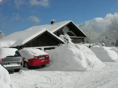 Harzhaus Rauch im Winter