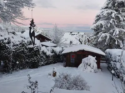 Harzhaus Rauch im Winter