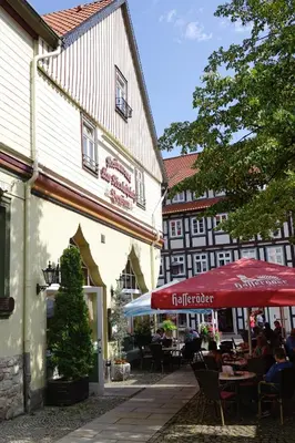 Das Gebäude in dem sich die Pension befindet