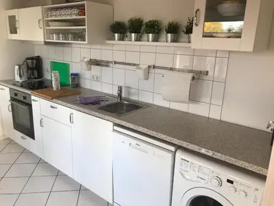 Küche/Küchenzeile in der Unterkunft Ferienhof Drei Linden
