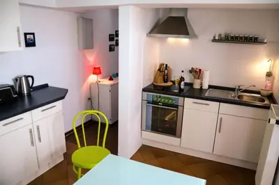 Küche/Küchenzeile in der Unterkunft Ferienwohnung Christine