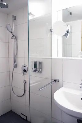 Ein Badezimmer in der Unterkunft Ferienwohnung Tilia