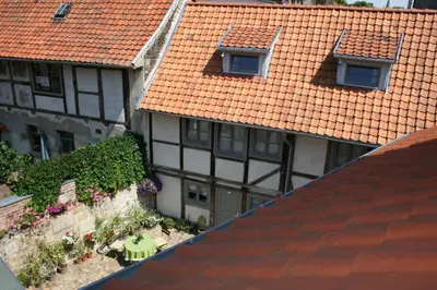 Das Gebäude in dem sich die Ferienwohnung befindet