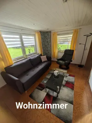 Ein Sitzbereich in der Unterkunft Fam Stana