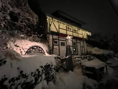 Harz im Glück - Fachwerkhaus für zwei in Wernigerode im Winter