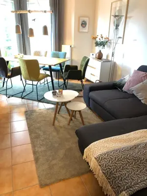 Ein Sitzbereich in der Unterkunft Kleine Harzzeit
