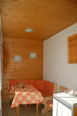 Ein Sitzbereich in der Unterkunft Gästehaus Mea Vota