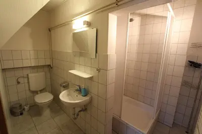 Ein Badezimmer in der Unterkunft Gästehaus Mea Vota