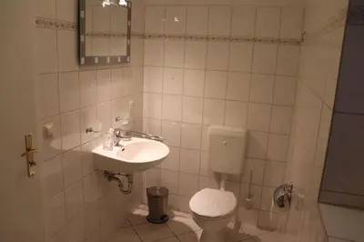 Ein Badezimmer in der Unterkunft Ferienwohnung Berthold WG 3