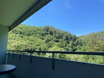 Ein allgemeiner Bergblick oder ein Berglick von der Ferienwohnung aus