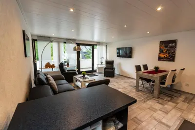 TV/Unterhaltungsangebot in der Unterkunft Ferienwohnung Brunnenbach II