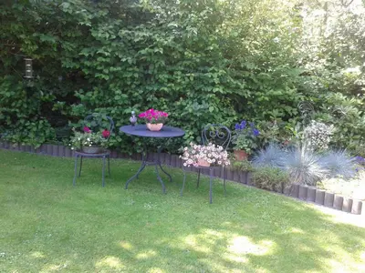 Ein Garten an der Unterkunft Haus Kollwitzweg - Ferienwohnungen