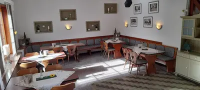 Ein Sitzbereich in der Unterkunft Hotel Silbertanne