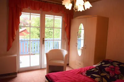 Ein Bett oder Betten in einem Zimmer der Unterkunft Am Hexenstieg (Rolf Lücke)