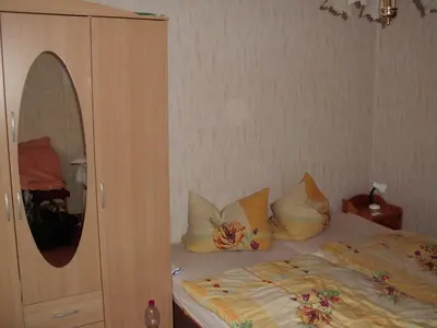 Ein Bett oder Betten in einem Zimmer der Unterkunft Am Hexenstieg (Rolf Lücke)