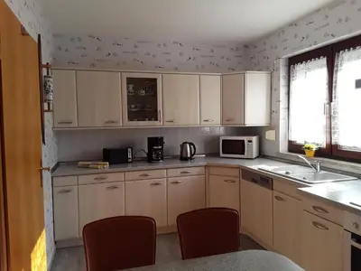 Küche/Küchenzeile in der Unterkunft Ferienhaus Pieper
