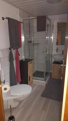 Ein Badezimmer in der Unterkunft Kaiserpfalzquartier