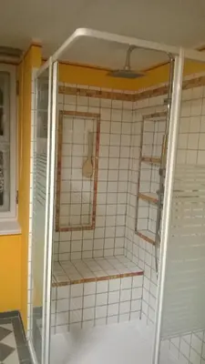 Ein Badezimmer in der Unterkunft Urlaub im Fachwerkhaus