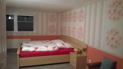 Ein Bett oder Betten in einem Zimmer der Unterkunft Urlaub im Fachwerkhaus