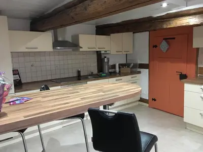 Küche/Küchenzeile in der Unterkunft Ferienhaus Harzinsel