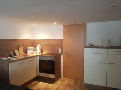 Küche/Küchenzeile in der Unterkunft Ferienhaus Am Graseberg