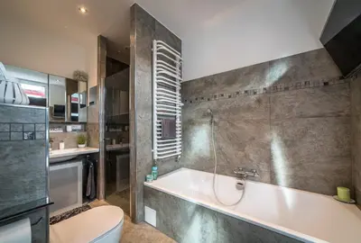 Ein Badezimmer in der Unterkunft mountain-view-apartments de