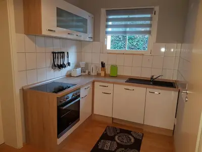 Küche/Küchenzeile in der Unterkunft Altstadtflair