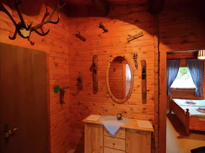 Ein Badezimmer in der Unterkunft Detached holiday residence in the wonderfully beautiful Harz