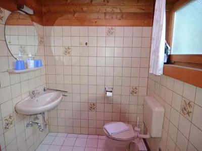 Ein Badezimmer in der Unterkunft Detached holiday residence in the wonderfully beautiful Harz